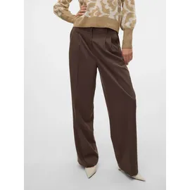 Vero Moda VMNILA MW Loose Dad Pant Noos Stoffhose Braun 36 32