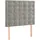vidaXL Boxspringbett 100 x 200 cm Hellgrau