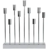 Star Trading Kerzenleuchter "Pix" Farbe : chrom, E 14 Fassungen, ( ohne Leuchtmittel ), ca. 51 cm x 48 cm