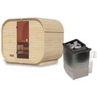 Karibu Quadro 1 Plus inkl. 9 kW Ofen + int. Steuerung