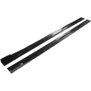 Seitenschweller Schweller Für Benz W205 W204 W203 W211 W212 W213 C200 C250 C300 Für AMG Seitenschwellererweiterungen Universal Car Side Winglet Wings Seite Rock(Glossy Black)