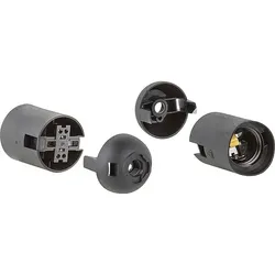 Isolierstoff-Fassung E27 glatter Mantel - 2 Stk.