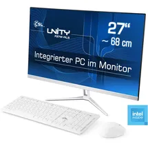 CSL All-in-One-PC Unity F27-ALS 2023 27" Full HD Intel N200 3,7 GHz 16 GB RAM 2000 GB SSD Intel UHD Graphics Windows 11