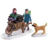 Lemax Gathering Kindling Figur Weihnachtsdorf Winterdorf