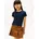 ESSENTIAL RIB TOP blau 74
