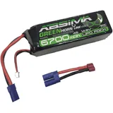 Absima Akkupack LiPo 14,8V 6700mAh 3S EC5