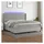 vidaXL Boxspringbett 200 x 200 cm Hellgrau