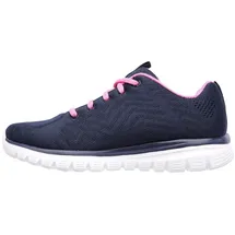 SKECHERS Graceful - Get Connected Navy / Hot Pink 37