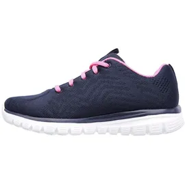 SKECHERS Graceful - Get Connected Navy / Hot Pink 37