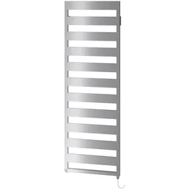 Kermi Elektroheizkörper 1259 x 600 mm 600 W Glanzsilber Metallic rechts