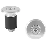 Hope Grip Doctor Lenkerendstopfen für Fahrradlenker, silber