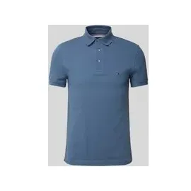 Tommy Hilfiger Poloshirt 1985 Slim Fit, Blau (Aegean Sea), L