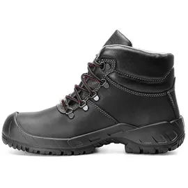 ELTEN RENZO XW Mid ESD S3 Herren, Leder, Stahlkappe, leicht, robust, Schwarz,