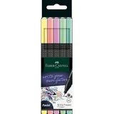Faber-Castell Grip Pastell Fineliner farbsortiert 0,4 mm, 5 St.