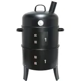 highfeld BBQ Smoker rund mit Grill und Ofen