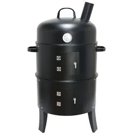 highfeld BBQ Smoker rund mit Grill und Ofen