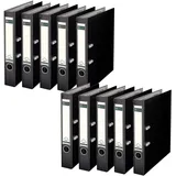 Leitz Qualitäts-Ordner DIN A4 5 cm Schwarz 10 St.