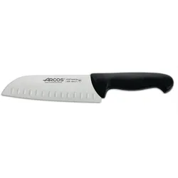 Arcos Serie 2900 - Santoku Messer Messer Asiatischer ArtAsian Knife - Klinge Nitrum Edelstahl 180 mm - HandGriff Polypropylen Farbe Schwarz