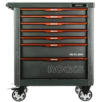 ROOKS Werkstattwagen Garage mit Werkzeugen 161 Teile
