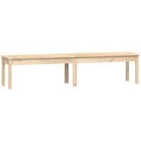 VidaXL Gartenbank 2-Sitzer 203,5x44x45 cm Massivholz Kiefer