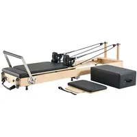 Vevor faltbarer Pilates Reformer Trainingsgerät aus Holz für den