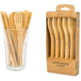 pandoo Gabeln 5er Pack 5 St. Braun