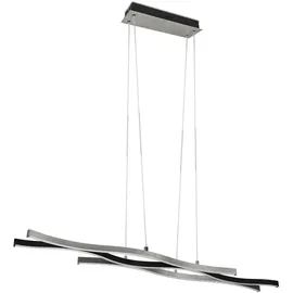 Trio Blaze 1-flg. 107,5 cm geschwungen schwarz Aluminium