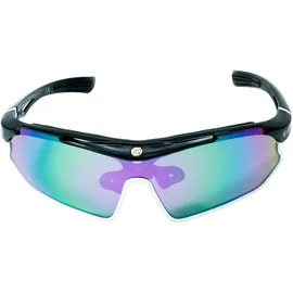 YEAZ Sport-Sonnenbrille schwarz/weiß/lila SUNRAY