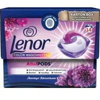 Lenor All in 1 PODS Amethyst Blütentraum Colorwaschmittel 8001090494917 , 1 Packung = 14 Pods à 23,8 g