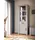 Forte Highboard Bohol 71,7 x 205,4 x 42 cm Grau / Mehrfarbig