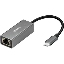 Sandberg USB-C Adapter Silber