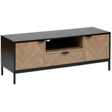 5Five Simply Smart TV-Schrank 120 x 40 x 45 cm Schwarz Holz/Metall