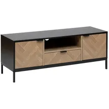 5Five Simply Smart TV-Schrank 120 x 40 x 45 cm Schwarz Holz/Metall
