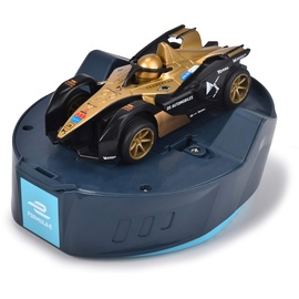 DICKIE Toys Formula E Mini RC Auto, RC Rennauto mit 2-Kanal-Funkfernsteuerung, bis 6 km/h, Fernbedienung enthält Ladekabel für Fahrzeug, 3 Verschiedene Modelle, zufällige Auswahl, ab 3 Jahren