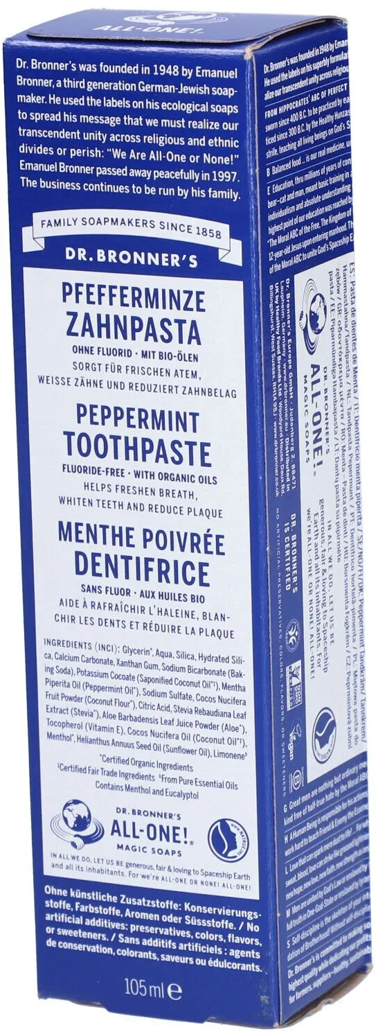 DR BRONNERS DENT MENT POIVR 105ml 105 ml dentifrice(s)