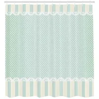 ABAKUHAUS Duschvorhang 175 x 240 cm grün
