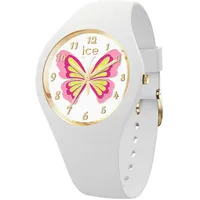 ICE-Watch - ICE fantasia Butterfly lily - Weiße Mädchenuhr mit Plastikarmband - 021956 (Small)