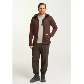 Jack Wolfskin Peak District Hoodie Hot Choc L