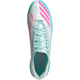 adidas F50 Elite FG Herren Cloud White/Lucid Pink/Flash Aqua 48