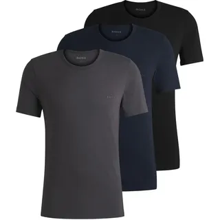 Boss Classic Kurzarm-T-Shirt 3 Einheiten Open Blue 2XL