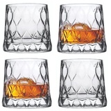 Pasabahce Leafy Whiskyglas, 4er 300 cc