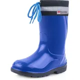 Ladeheid Kinder Gummistiefel mit Stulpe LA-972 (Blau/Schwarz, 20 EU) - Blau -