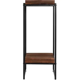 Mendler Blumentisch HWC-K71 82 x 82 cm Dunkelbraun