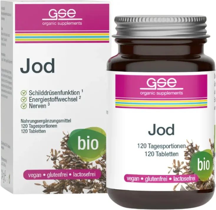 Jod Compact Tabletten (Bio) (120 Stück) - GSE