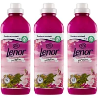 3x Lenor Portofino Konzentrierter Flüssiger Weichspüler 42 Washes 966ml