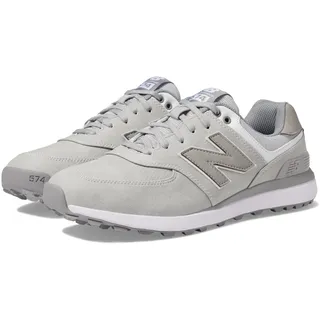 New Balance Herren 574 Greens V2 Golfschuh, Hellgrau, 42 EU X-Weit - 42 EU X-Weit