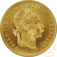 Münze Österreich 1 Dukat Goldmünze Österreich