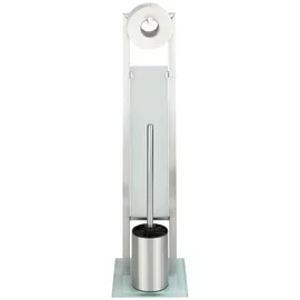 Wenko WC-Bürstengarnitur Rivalta Schwarz/Weiß 2er Set