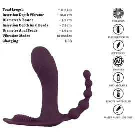 beau coeur Beau Coeur, „ARIVA“ mit Fernbedienung, lila