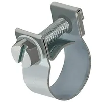 Riegler Spannbackenschelle, Stahl glanzverzinkt (W1), Nenn-Ã ̧ 8 mm,